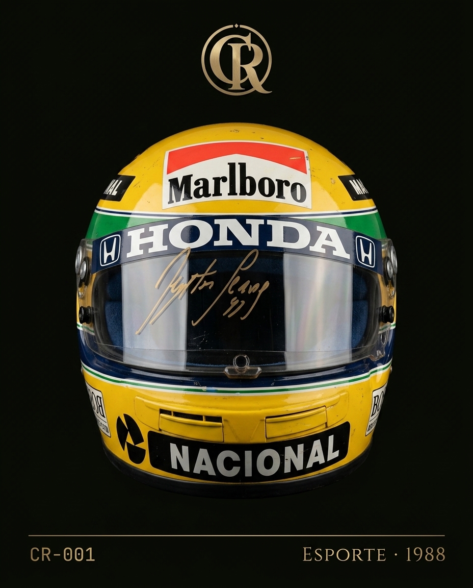 Capacete Ayrton Senna